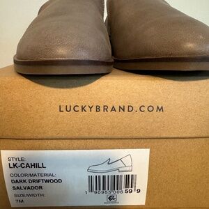 New in box - 2 pair - Lucky Cahill Loafers - Gray/Black - Size 7